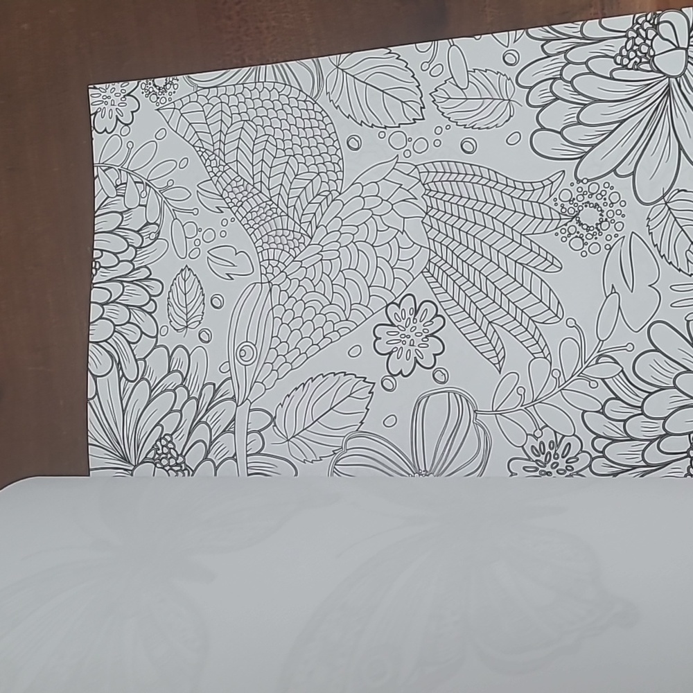 Adult coloring book with the pencils and sharpener. - Picture 5 of 12